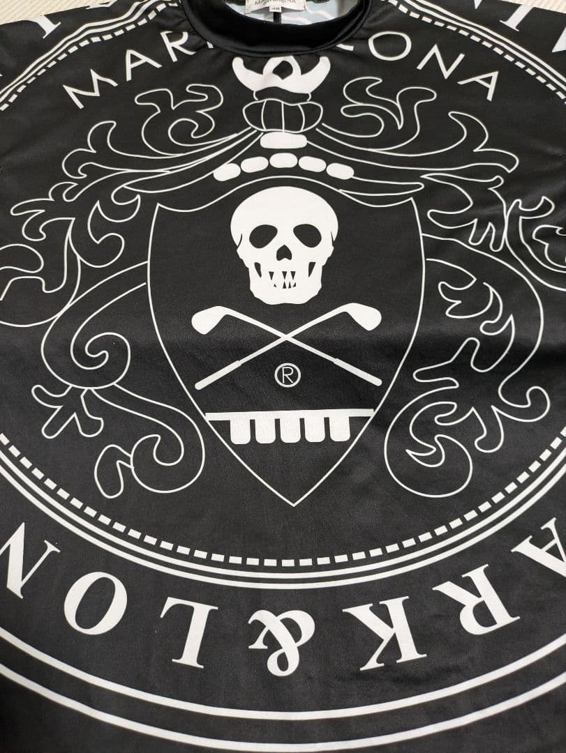 マークアンドロナ　モックネックシャツ　メンズ