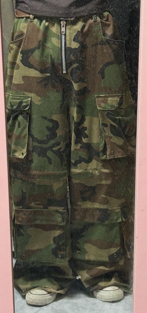 パンツ nomassprod \"06GLM\" Camo baggy pants L