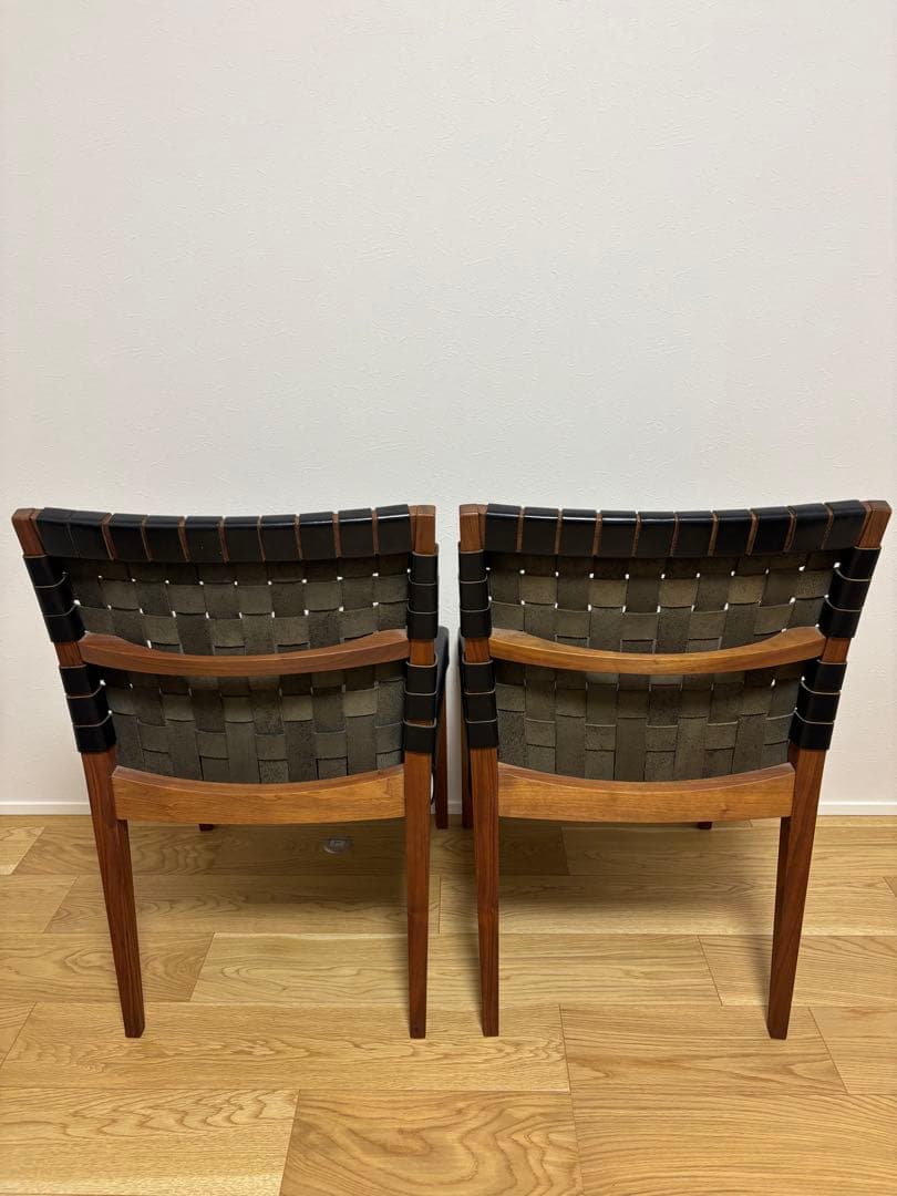 Ritzwellリッツウェル KLINTクリント　ダイニングチェア　黒本革①