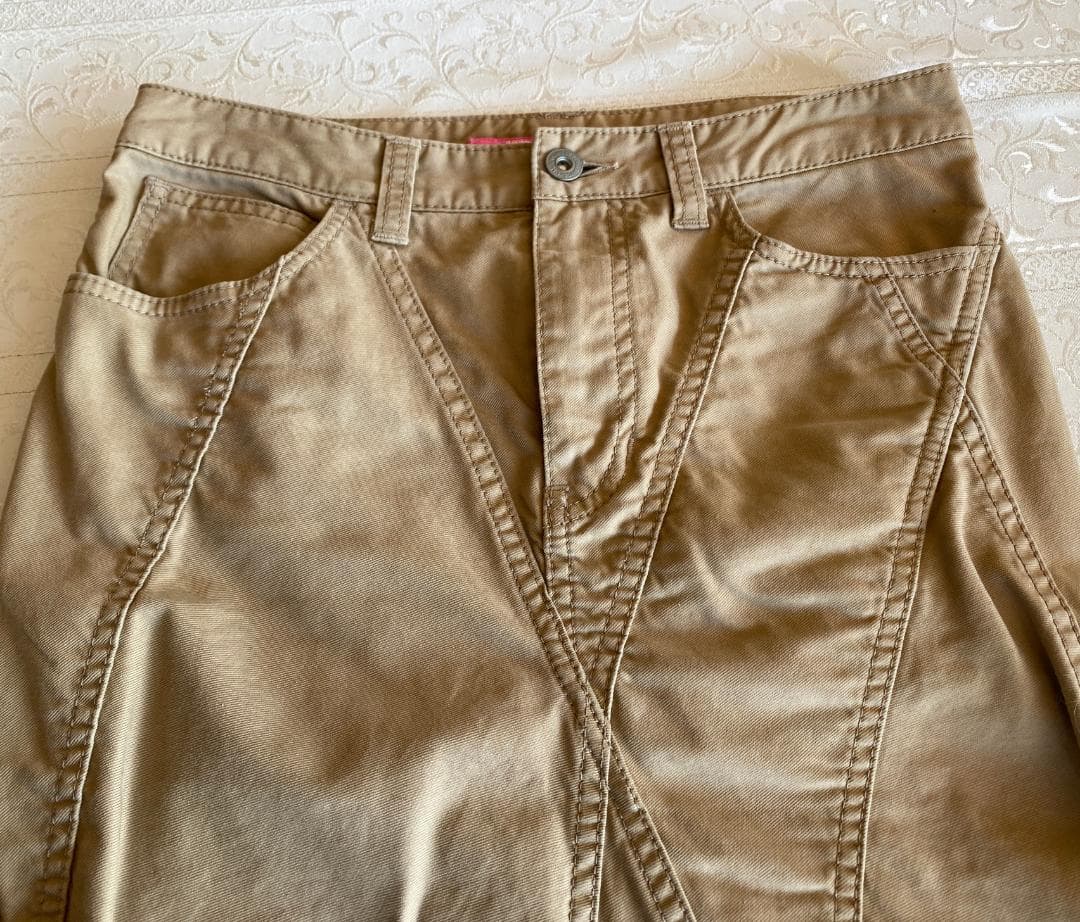 JUNYA WATANABE MAN PINK　カーキ　チノ　マーメイドスカート