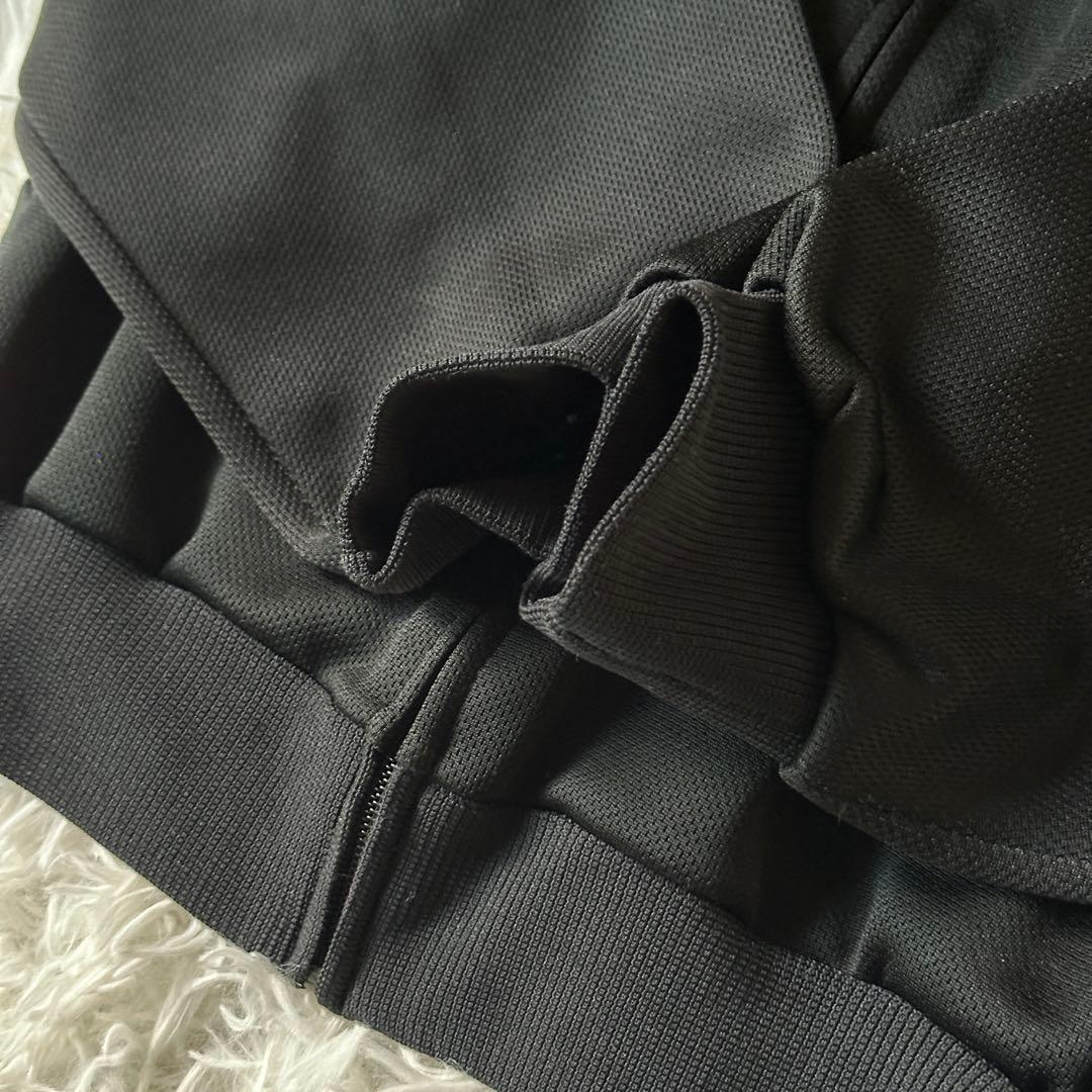 希少 NIKE トラックジャケット 銀タグ 刺繍ロゴ 90s ブラック XL