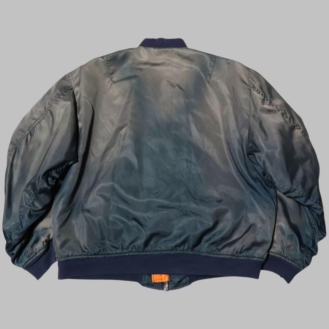 鬼フェード★90s★MA-1 フライトジャケット★短丈★グランジ ボロ★Y2K