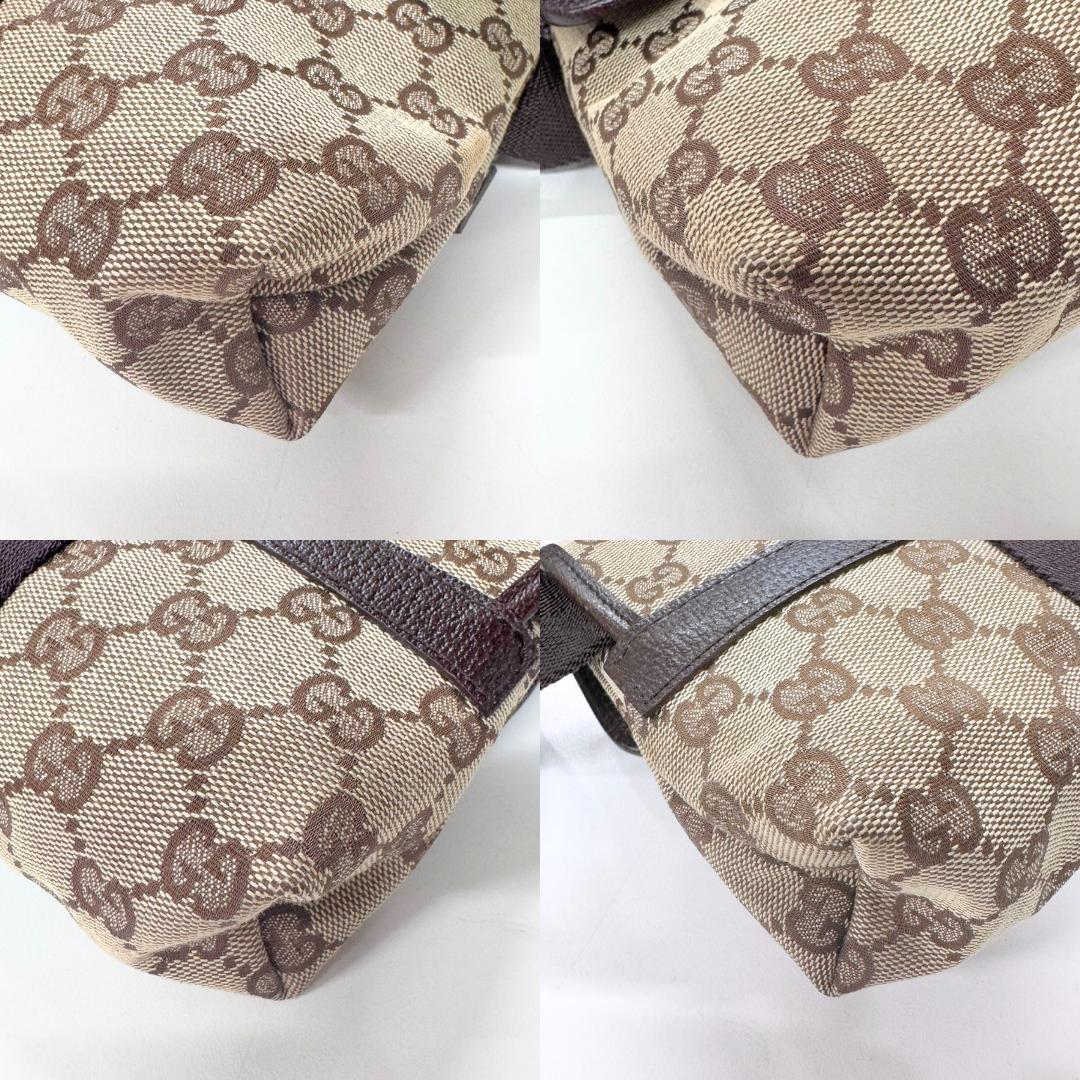 ucz GUCCI グッチ GGキャンバス 131236 ウエストポーチ
