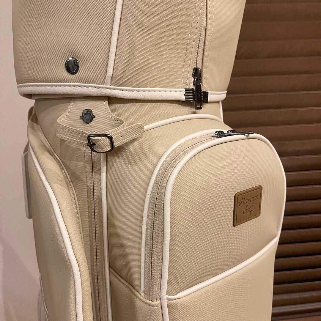 【即発送】MALBON マルボンゴルフ キャディバッグ ゴルフバッグ ベージュ