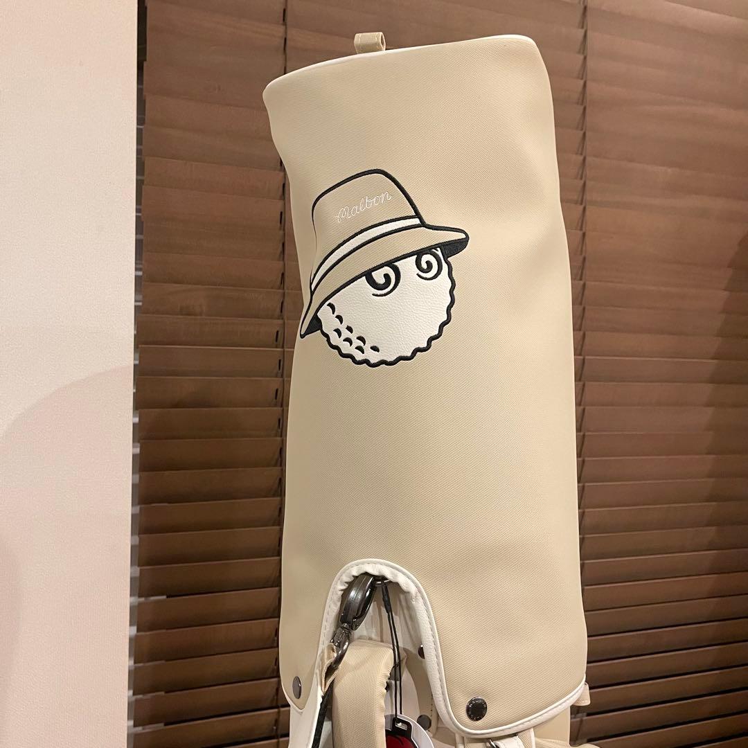 【即発送】MALBON マルボンゴルフ キャディバッグ ゴルフバッグ ベージュ