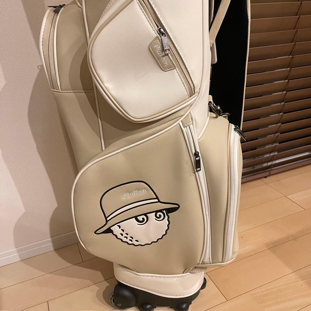 【即発送】MALBON マルボンゴルフ キャディバッグ ゴルフバッグ ベージュ