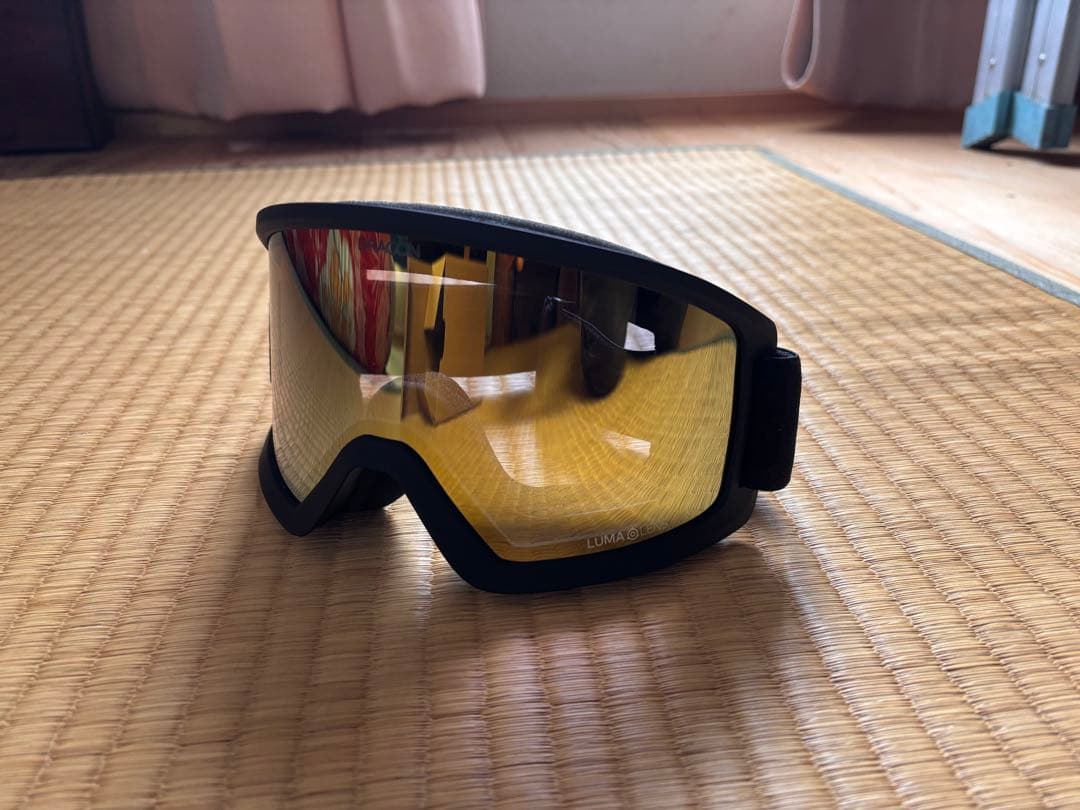 DRAGON DX3 L ゴーグル - ゴールドアイオンレンズ　未使用級