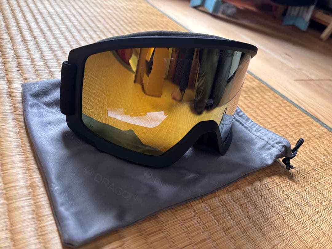 DRAGON DX3 L ゴーグル - ゴールドアイオンレンズ　未使用級