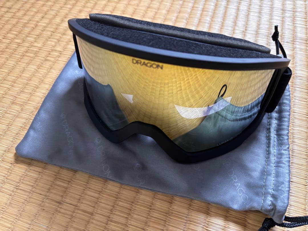 DRAGON DX3 L ゴーグル - ゴールドアイオンレンズ　未使用級