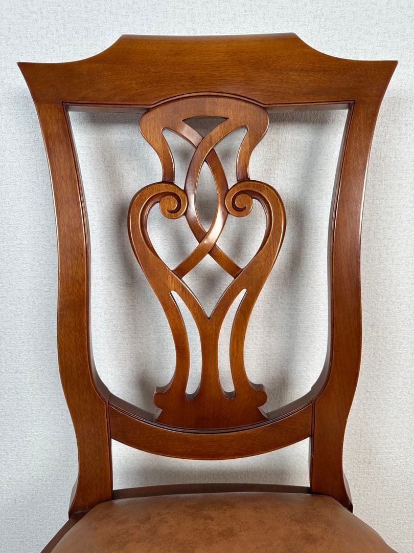 （2/6）英国 アンティーク YAZHEN ダイニングチェア 食卓椅子 ※i4※