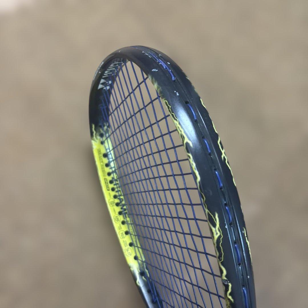 中古ボルトレイジ 7SテニスラケットUL1ガットヨネックスゲイル26ポンド