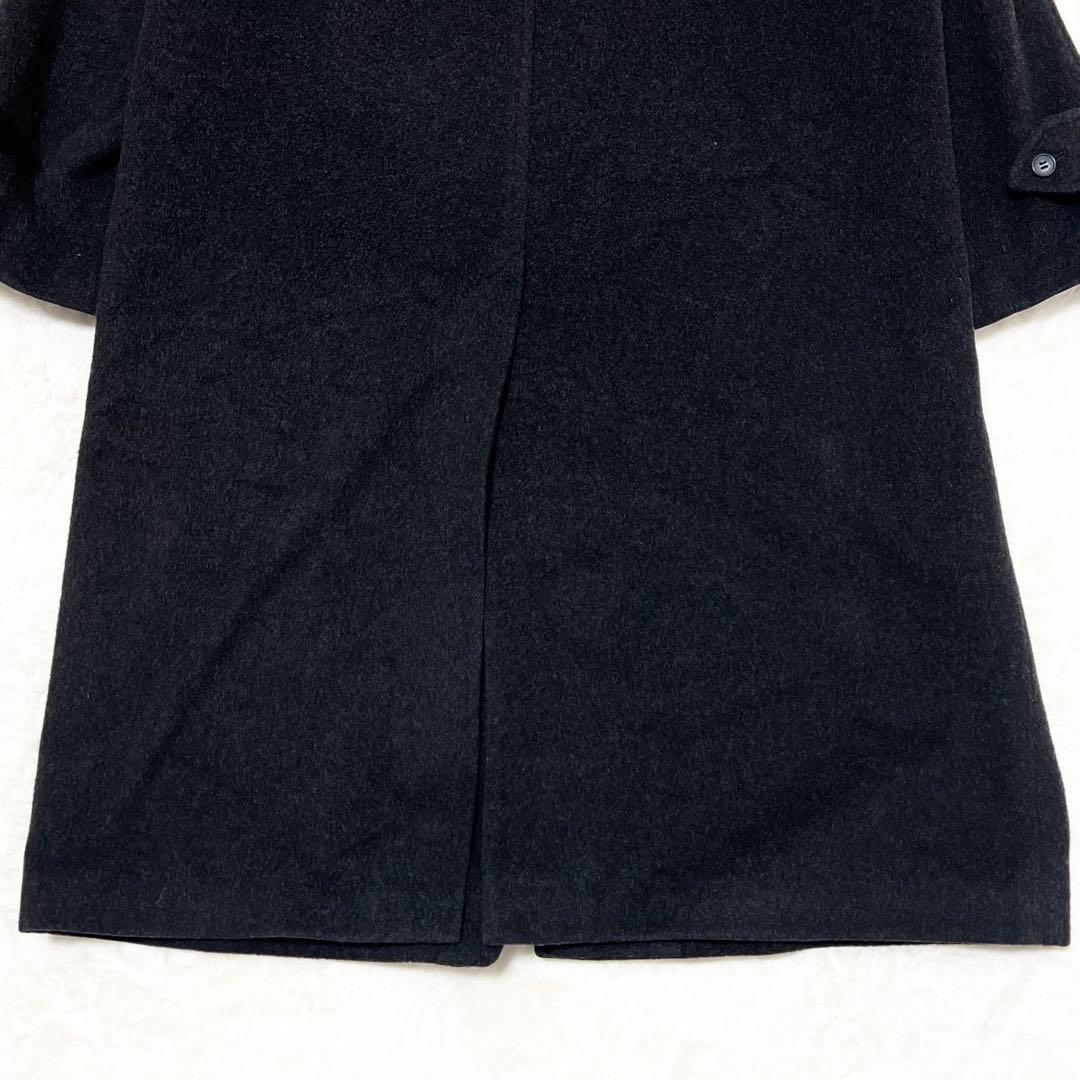 ブルックスブラザーズ✨️カシミヤ　マキシ丈　ロング　比翼　ステンカラーコート　希少