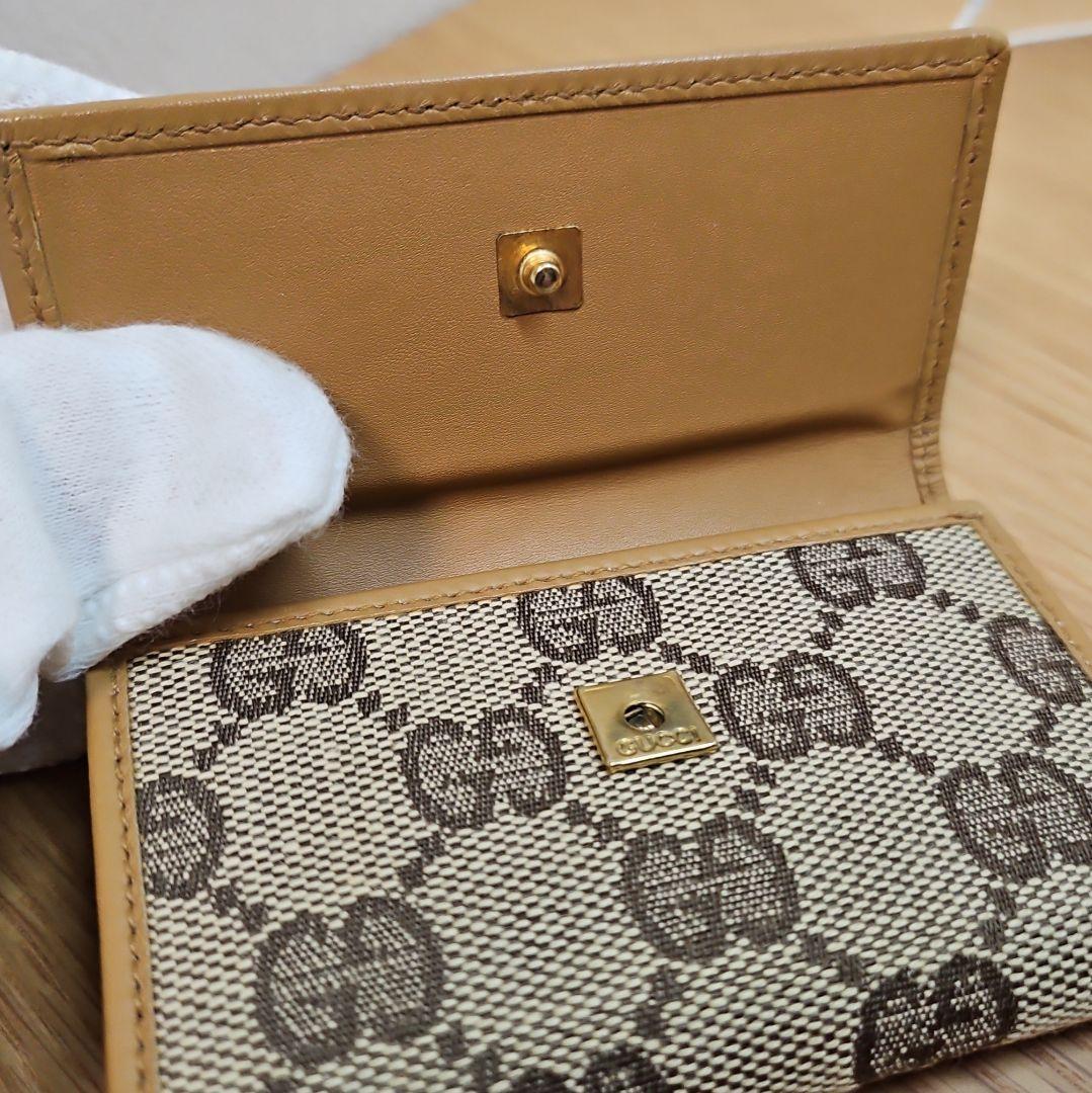 GUCCI グッチ 6連キーケース GGキャンバス ブラウン