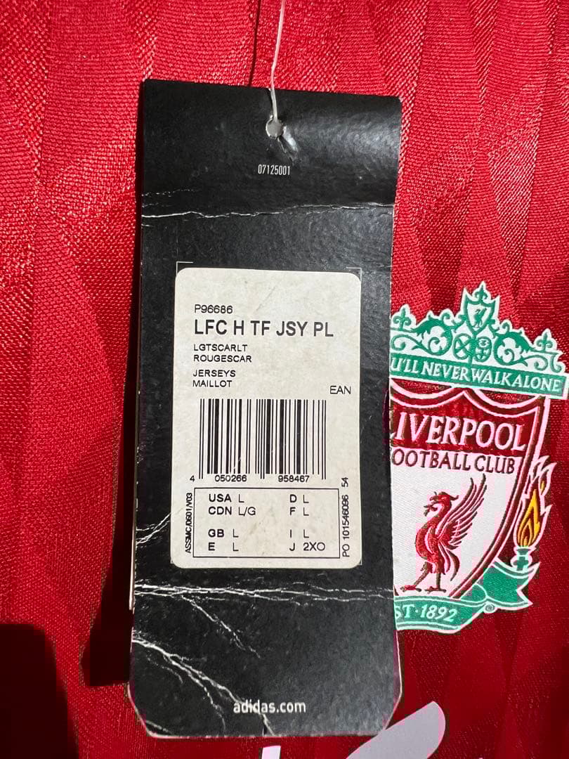 【正規品・タグ付】トーレス ＃９ リバプール１０／１１ オーセンチィック (H)