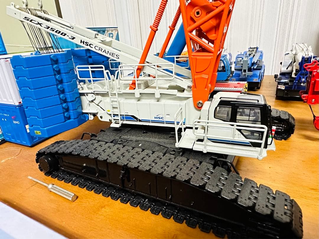1/50 SCX3500-3 クローラークレーン スケールモデル - メルカリ