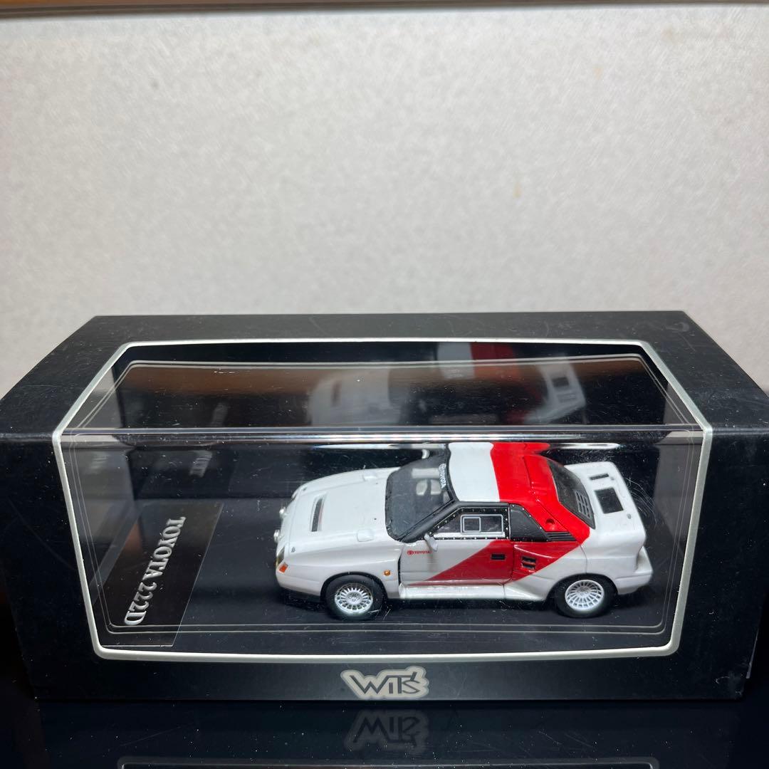 超レアモデル❗️ミニカー 1/43 ウィッツ トヨタ 222D（MR2ベース