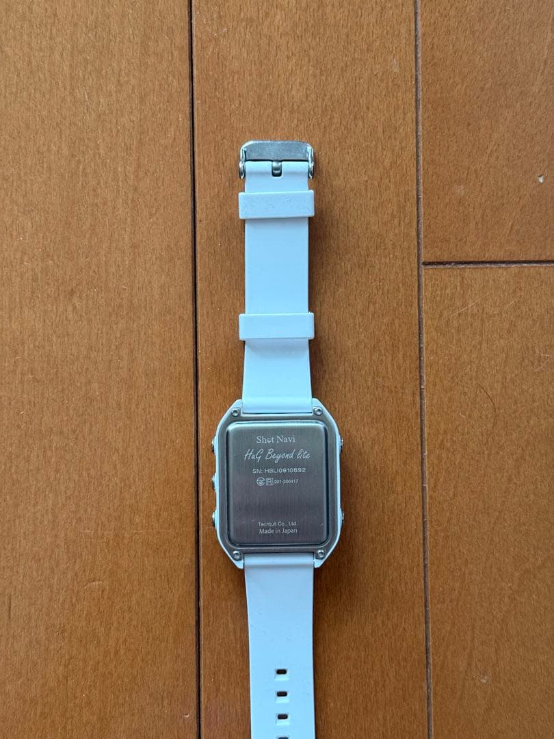 Shot Navi GPSナビウォッチ ホワイト 箱付き