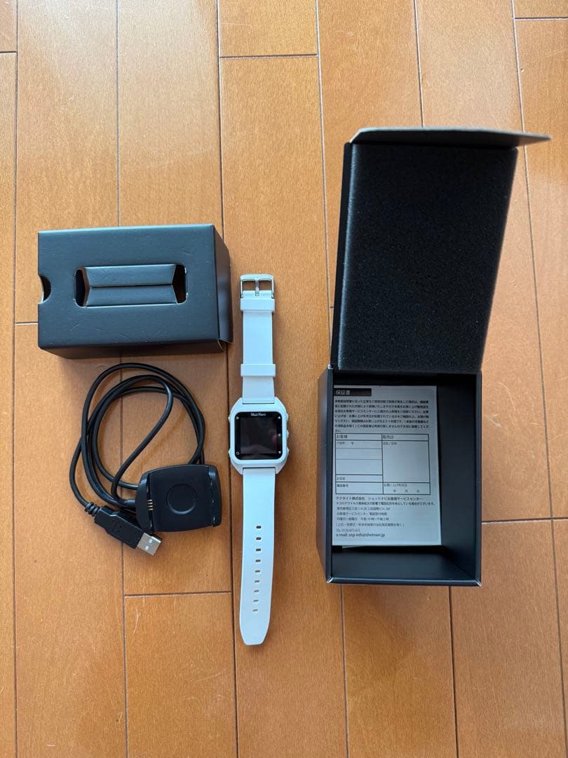 Shot Navi GPSナビウォッチ ホワイト 箱付き