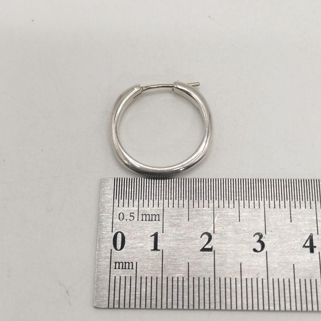 片方のみ Tiffany クッション スクエア フープ ピアス SV925