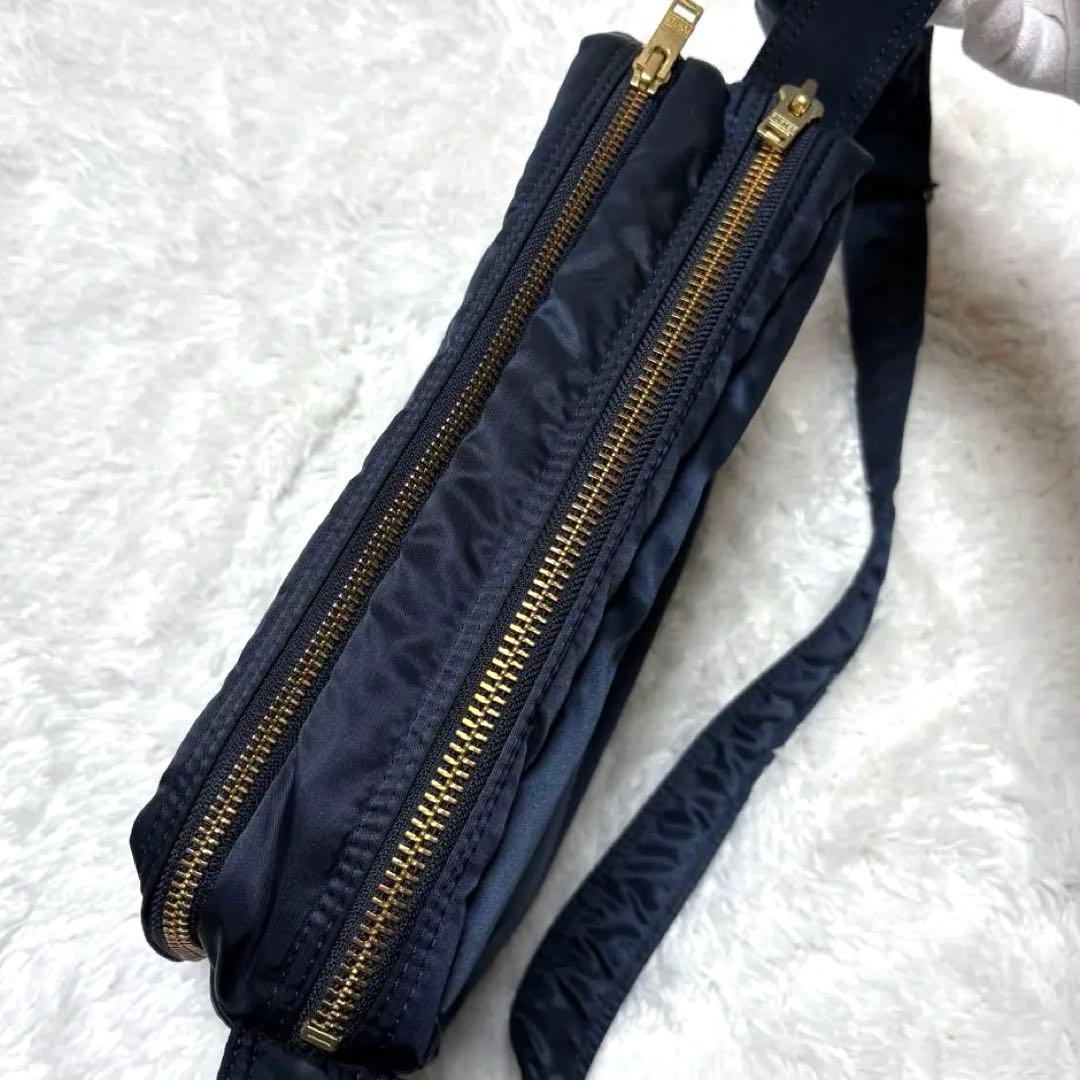 ✨未使用✨PORTER タンカー アイアンブルー ショルダーバッグ 2層 希少