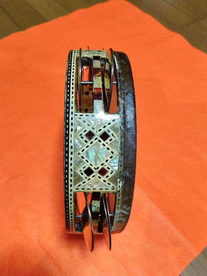 ☆アラブタンバリン レク【魚皮】 Gawharet-Elfan　エジプト製☆