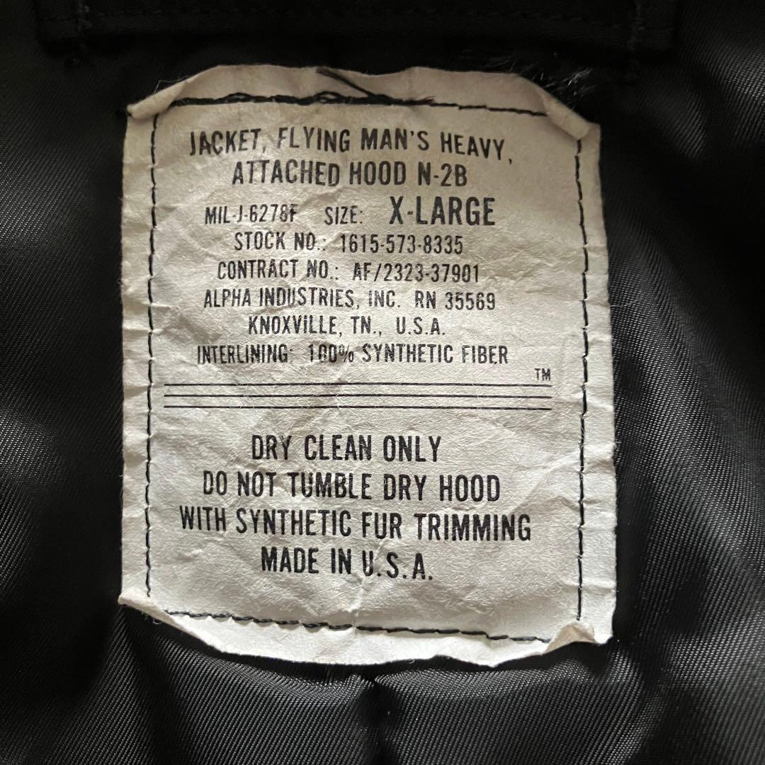 ジャケット・アウター 80s90s ALPHA N2B N-2B flight bomber jkt