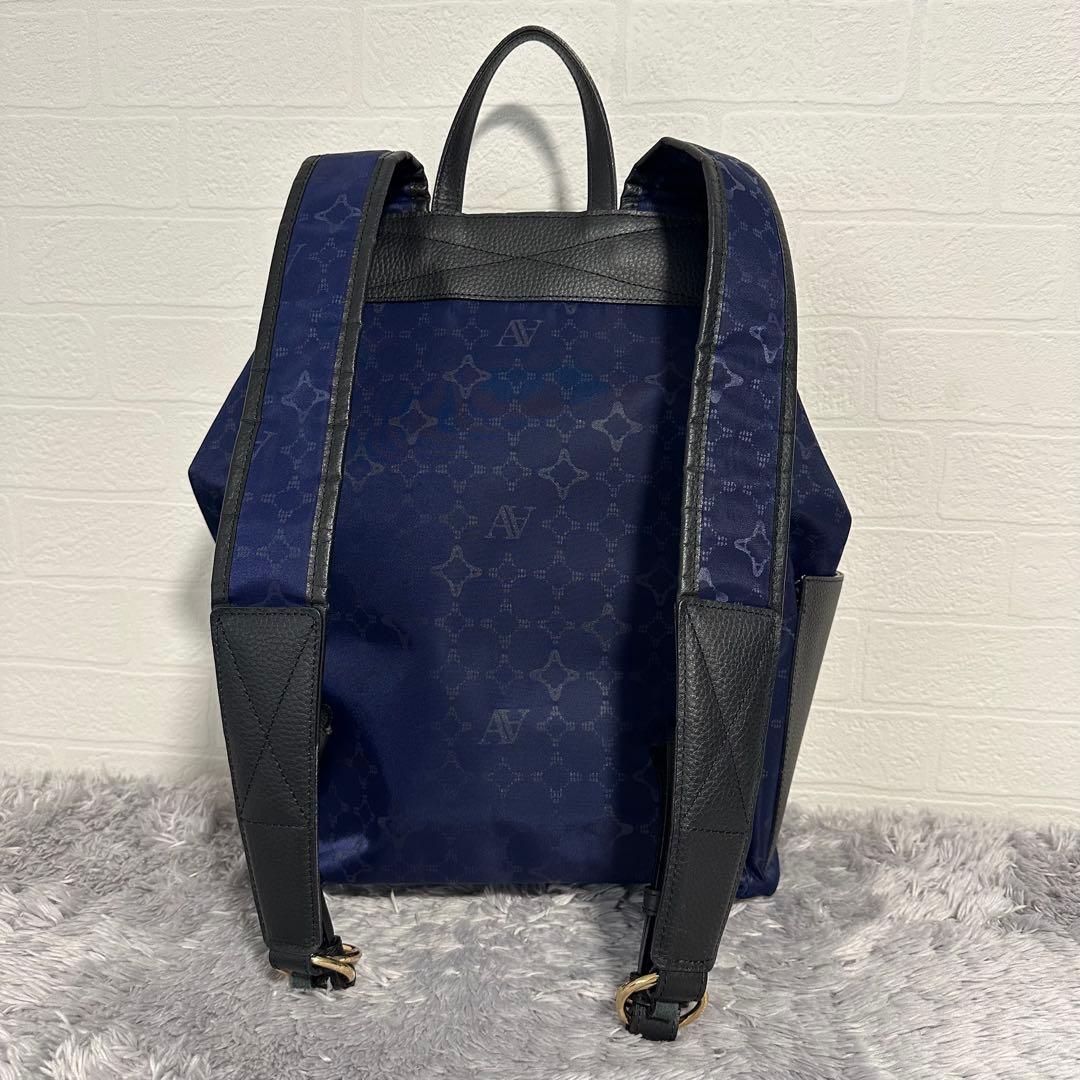 極美品　アタオ　ATAO リュック　バックパック　マッシュルーム　ネイビー　黒