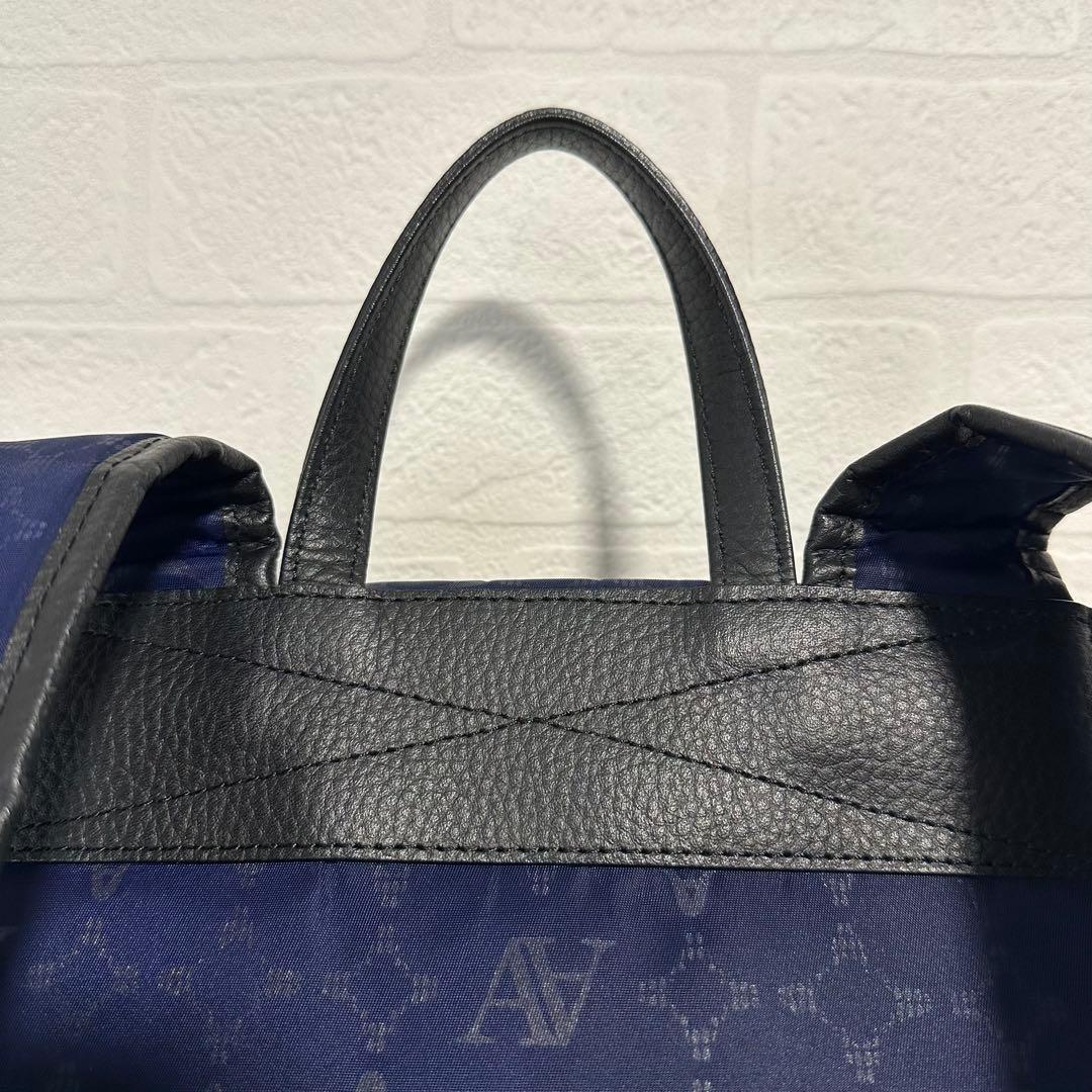 極美品　アタオ　ATAO リュック　バックパック　マッシュルーム　ネイビー　黒