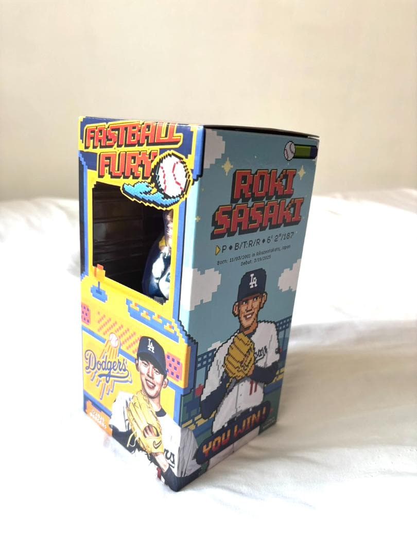 セット☆8/4来場者限定ドジャース 佐々木朗希ボブルヘッド/ボールペン1本付き