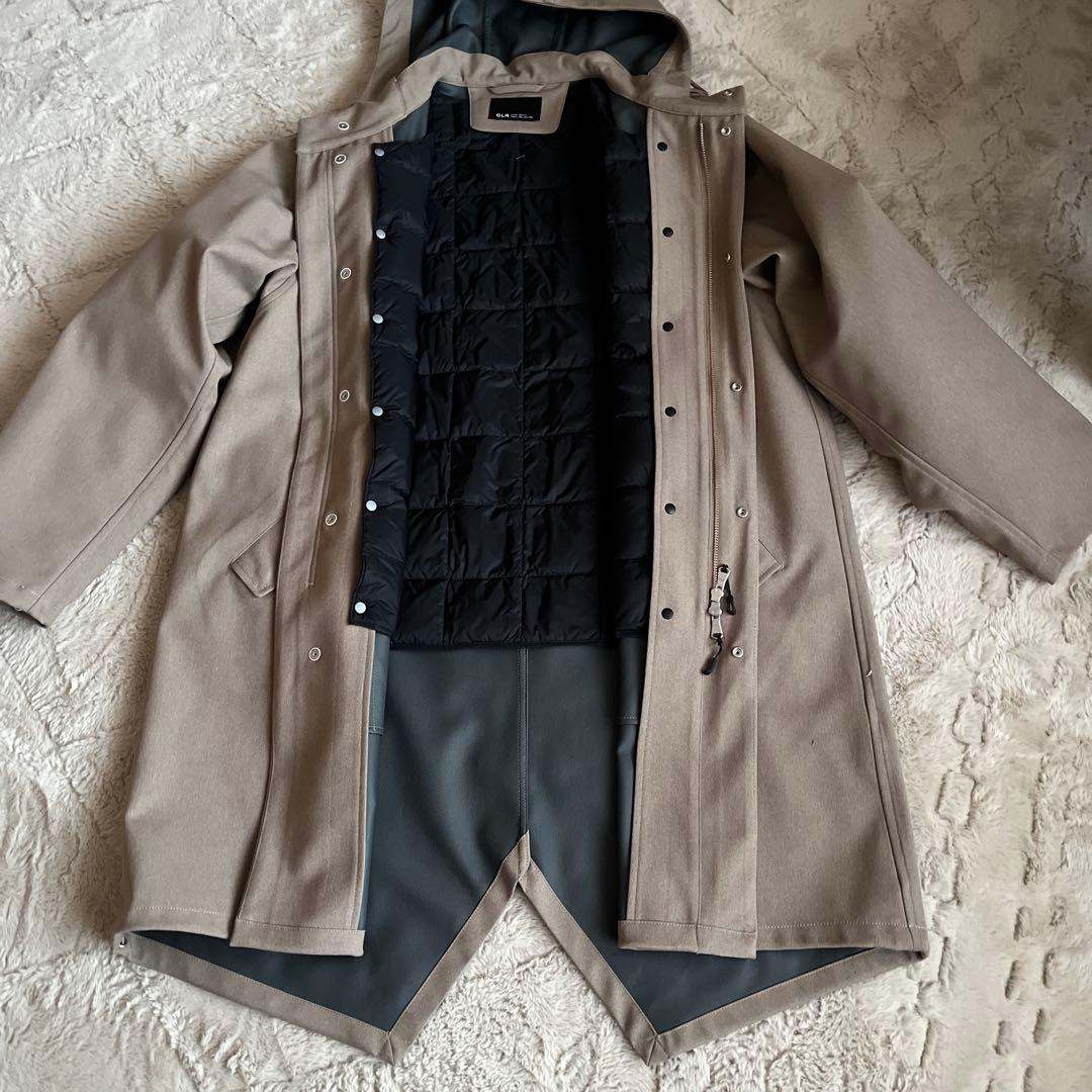 ユナイテッドアローズ GLR フード付きコート ベージュ　L