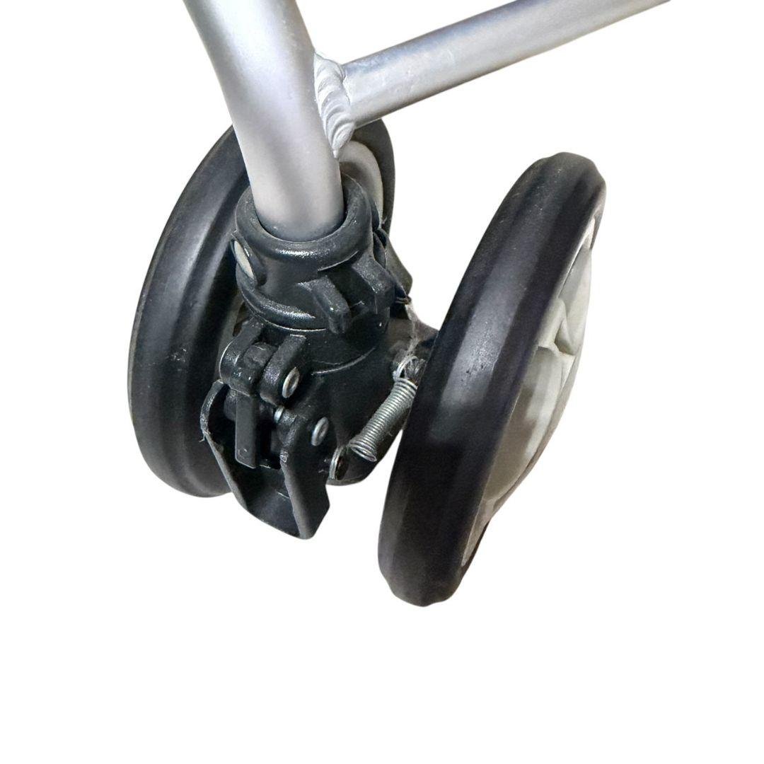 【須恵廣工業】美品　シルバーカー　スイートIII なでしこ紺