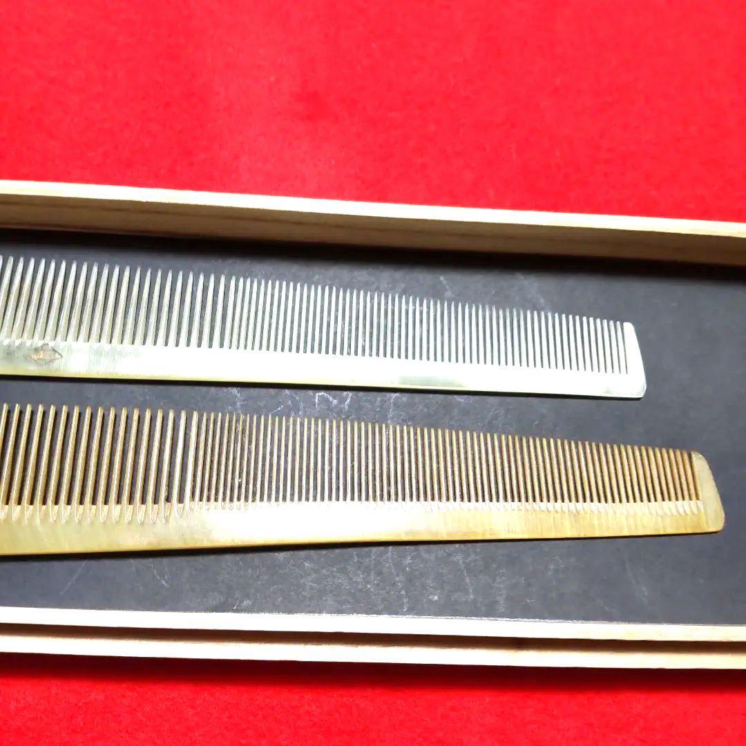 理容美容櫛、水牛、新品未使用