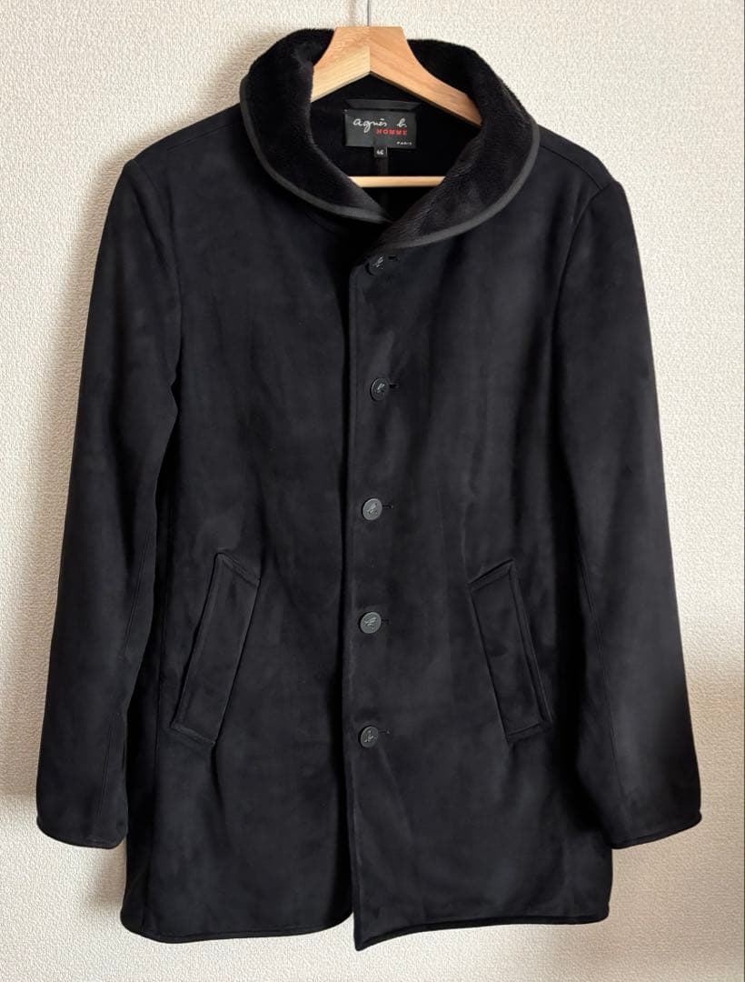 agnes b. HOMME アニエスベー コート　ジャケット ブラック 46