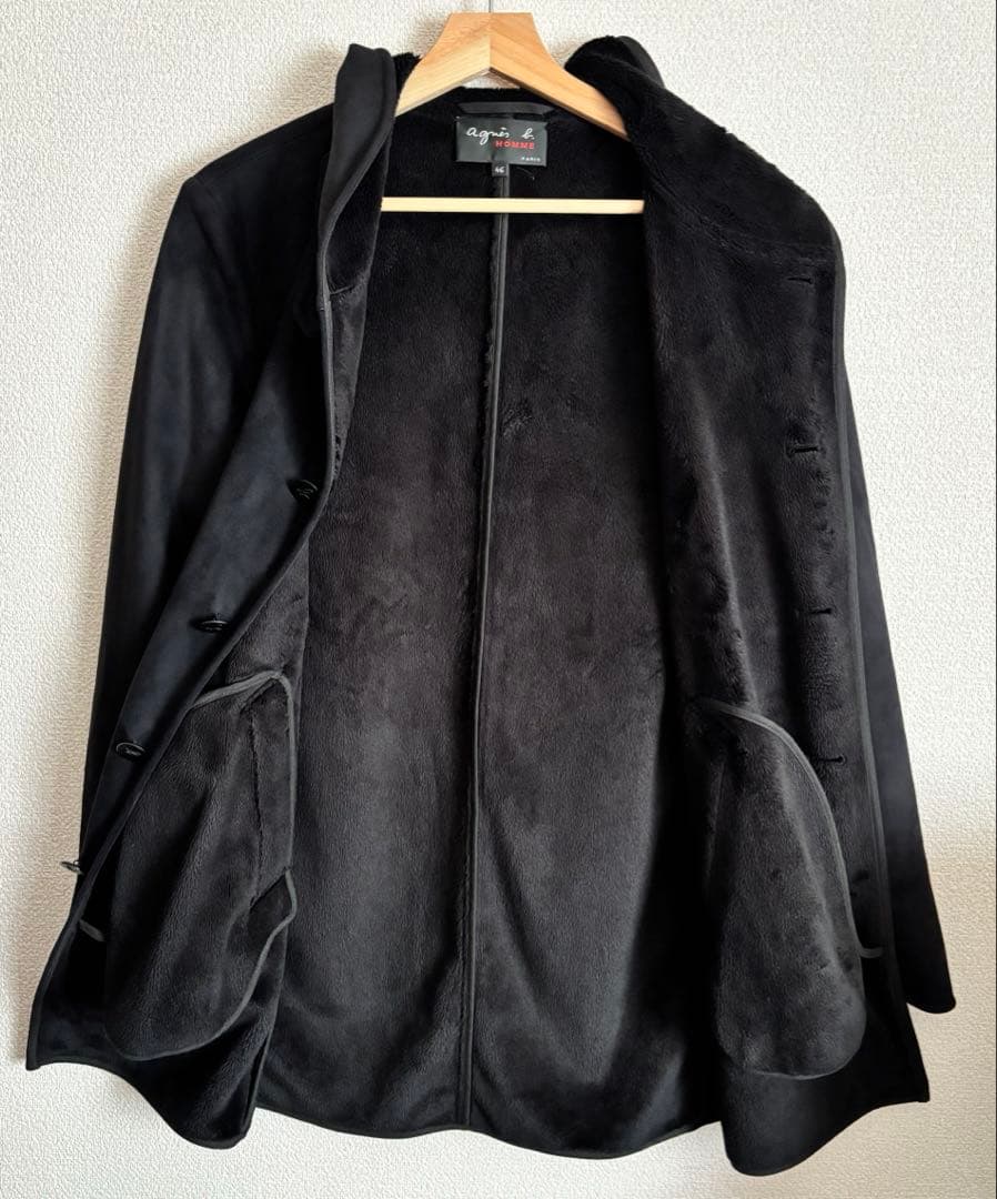 agnes b. HOMME アニエスベー コート　ジャケット ブラック 46