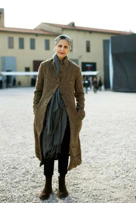 ポールハーデン★初期ロングコートＳ★ツイードモスグリーン　オリーブ