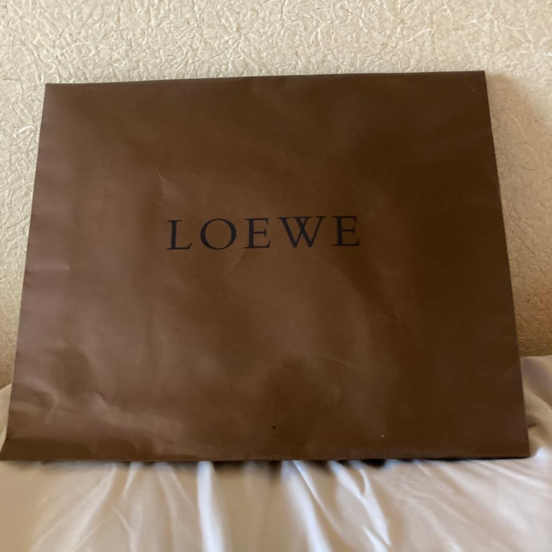 LOEWE ロエベ オレンジ×ブラウン マフラー ストール 美品
