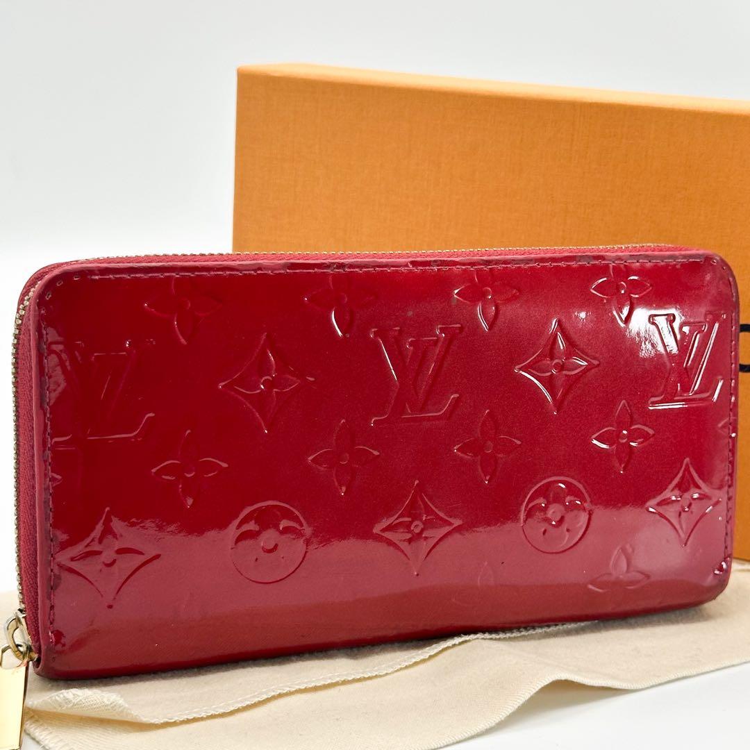 ルイヴィトン ジッピーウォレット ヴェルニ モノグラム 長財布 ラウンド