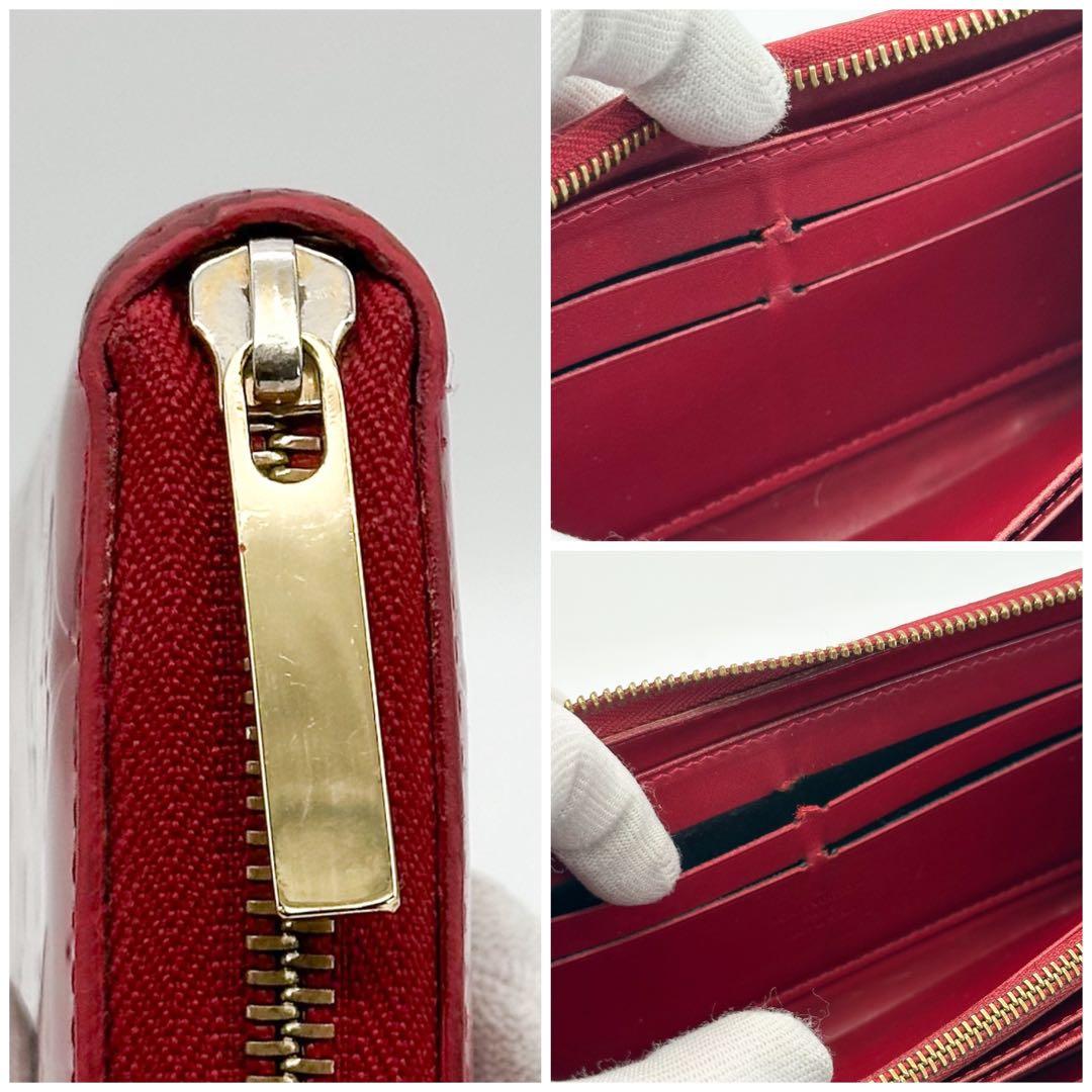 ルイヴィトン ジッピーウォレット ヴェルニ モノグラム 長財布 ラウンド