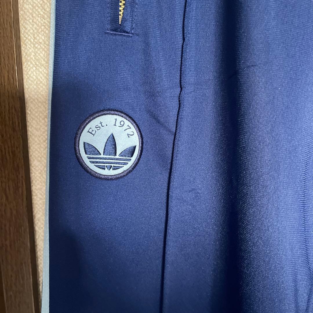 adidas ジャージパンツ ネイビー トレフォイルロゴ ウエスト58㎝