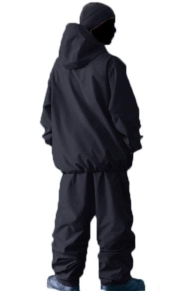 【新品 最新モデル】スノーボード ウェア/上下セット/メンズ/黒/Lサイズ
