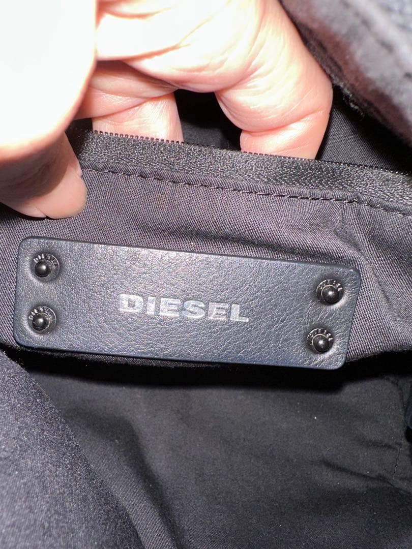 DIESEL ディーゼル　ブラック黒　2way　カウレザーリュック バックパック