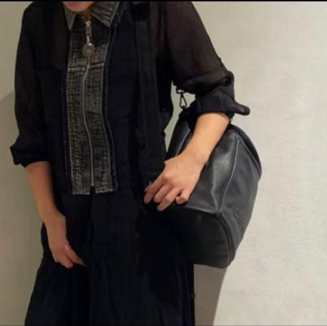 DIESEL ディーゼル　ブラック黒　2way　カウレザーリュック バックパック