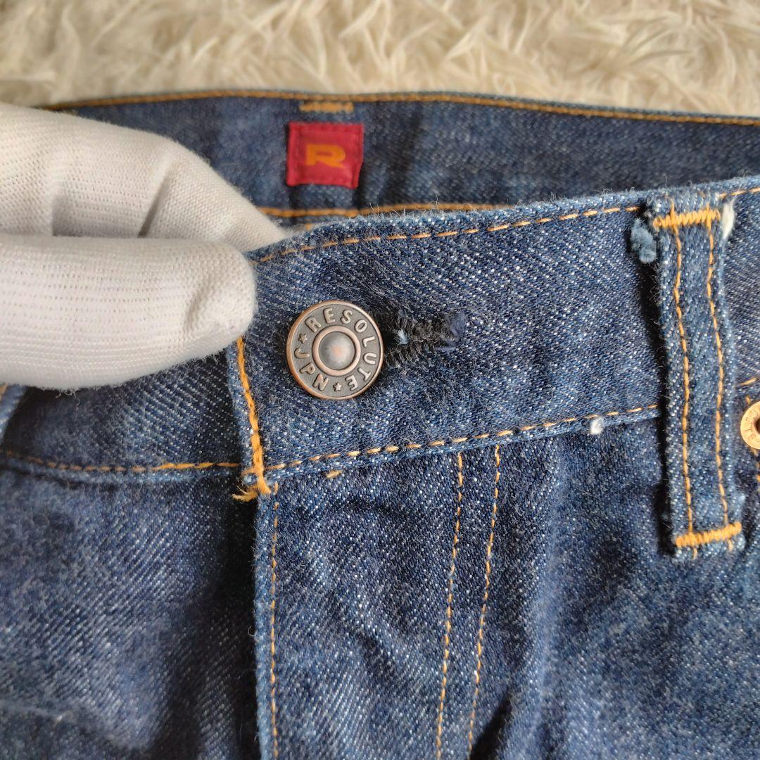 美品✨RESOLUTE　リゾルト　712　W34　デニム　大きいサイズ　濃紺