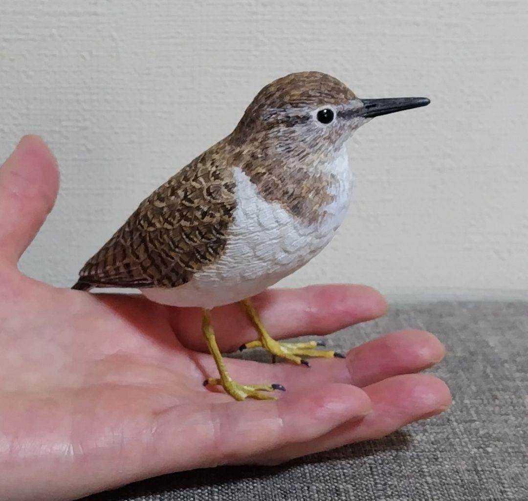 ミニバードカービング　\"イソシギ“