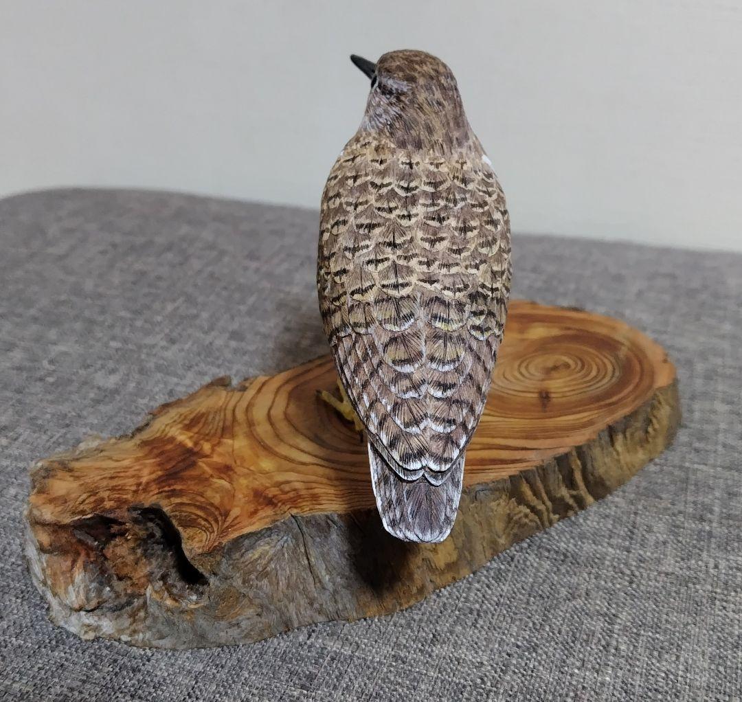 ミニバードカービング　\"イソシギ“