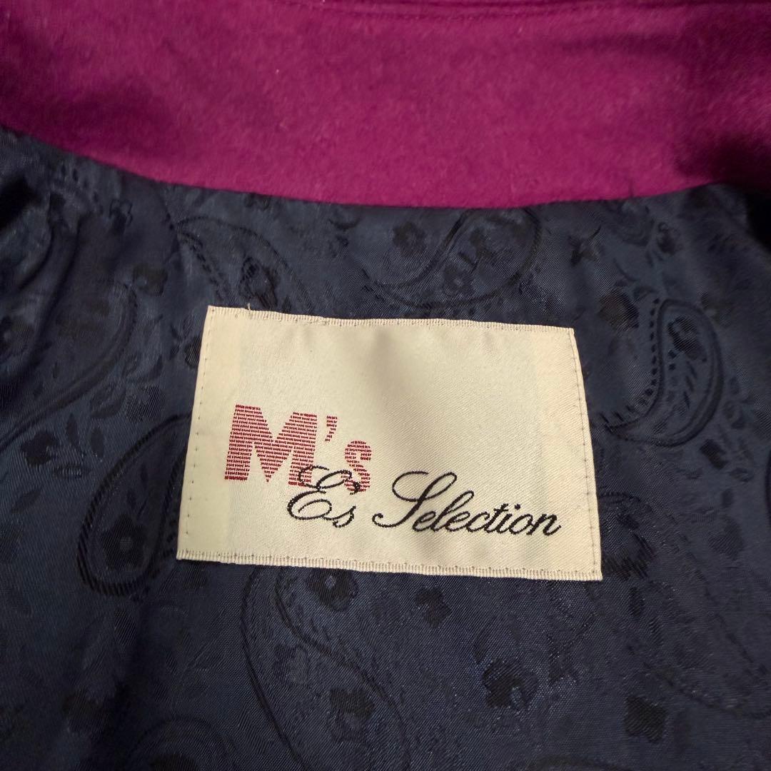 未使用タグ付きカシミヤ100% 定価13万　Lサイズ ロングコート ペイズリー