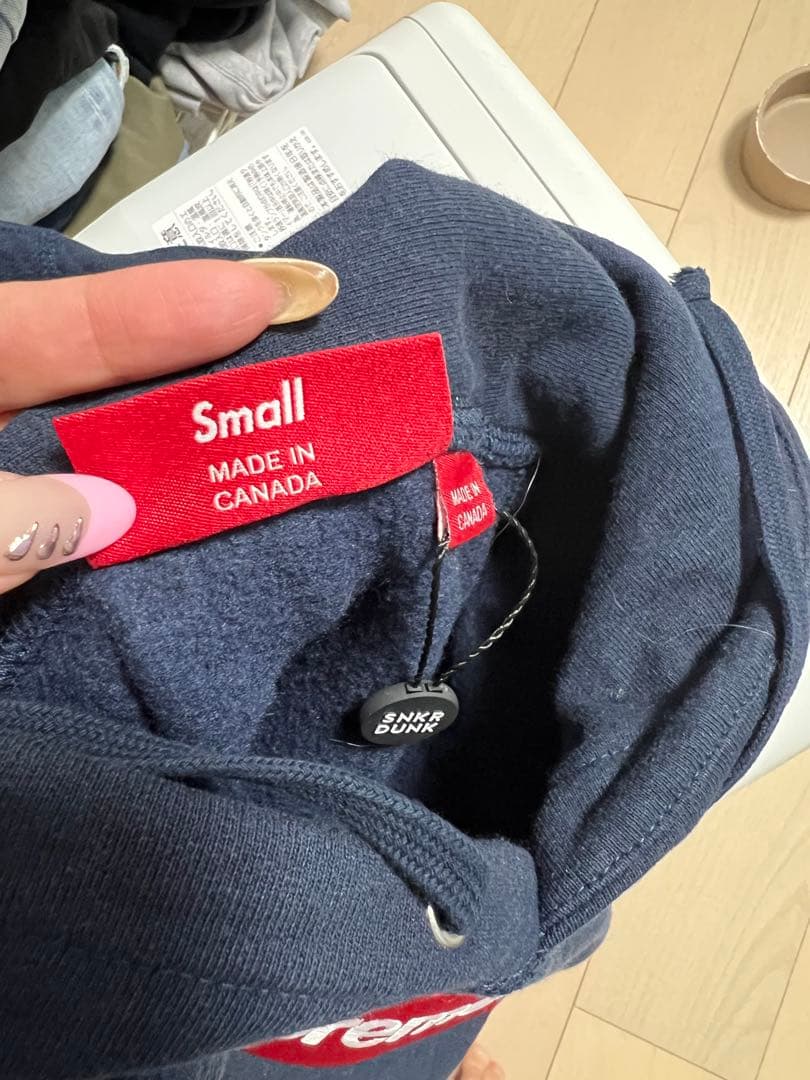 トップス Supreme Box Logo Hooded Sweatshirt \"Navy