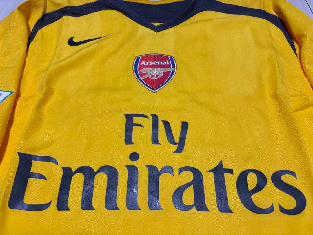アーセナル　06 07 アウェイ　ユニフォーム　セスク　ファブレガス　タグ付