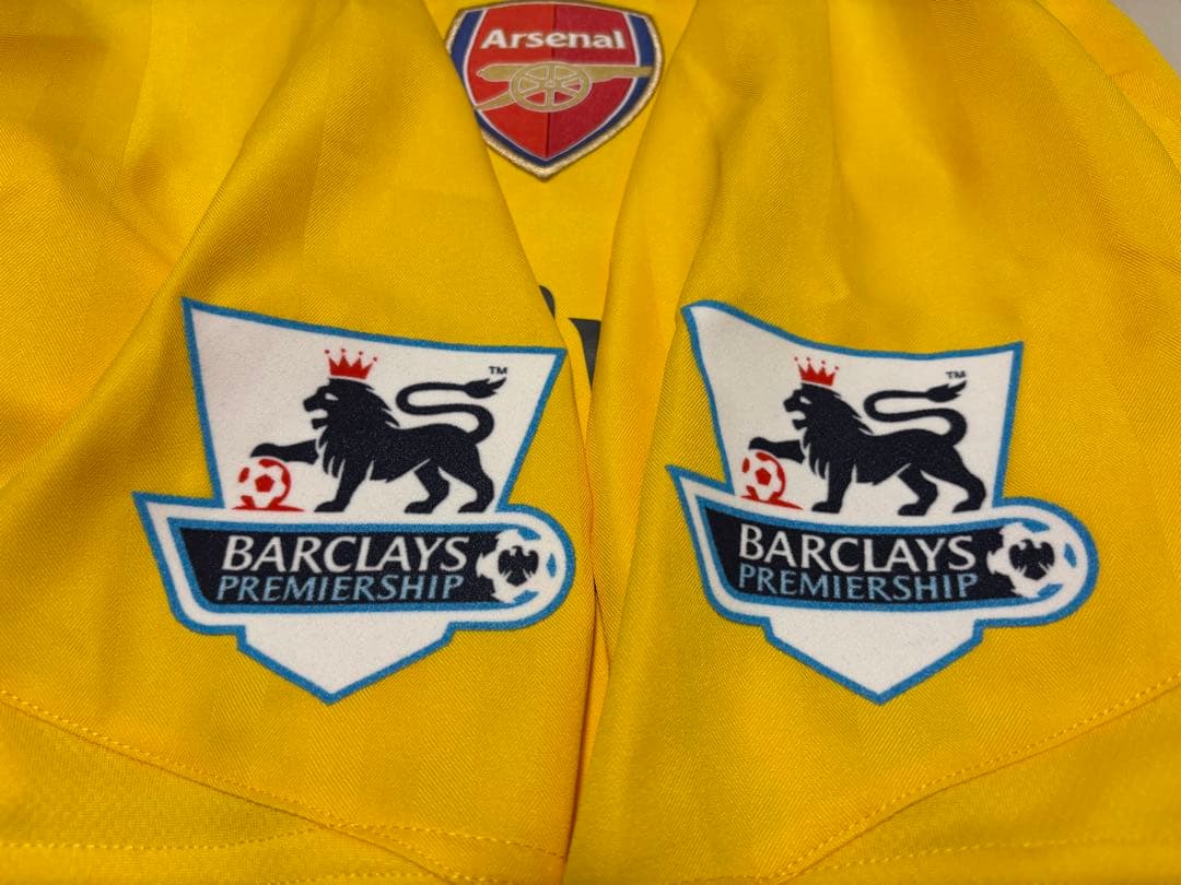 アーセナル　06 07 アウェイ　ユニフォーム　セスク　ファブレガス　タグ付