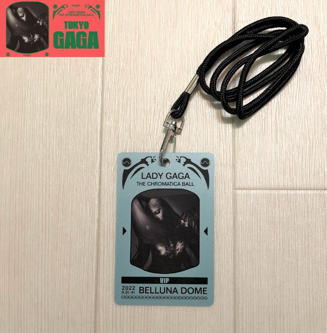 LADY GAGA レディガガ ライブ ラミネートパス VIP席限定グッズ - メルカリ